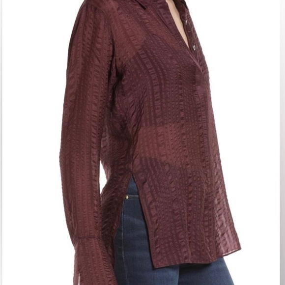 Frame Cabernet long sleeve silk blouse - Picture 8 of 10